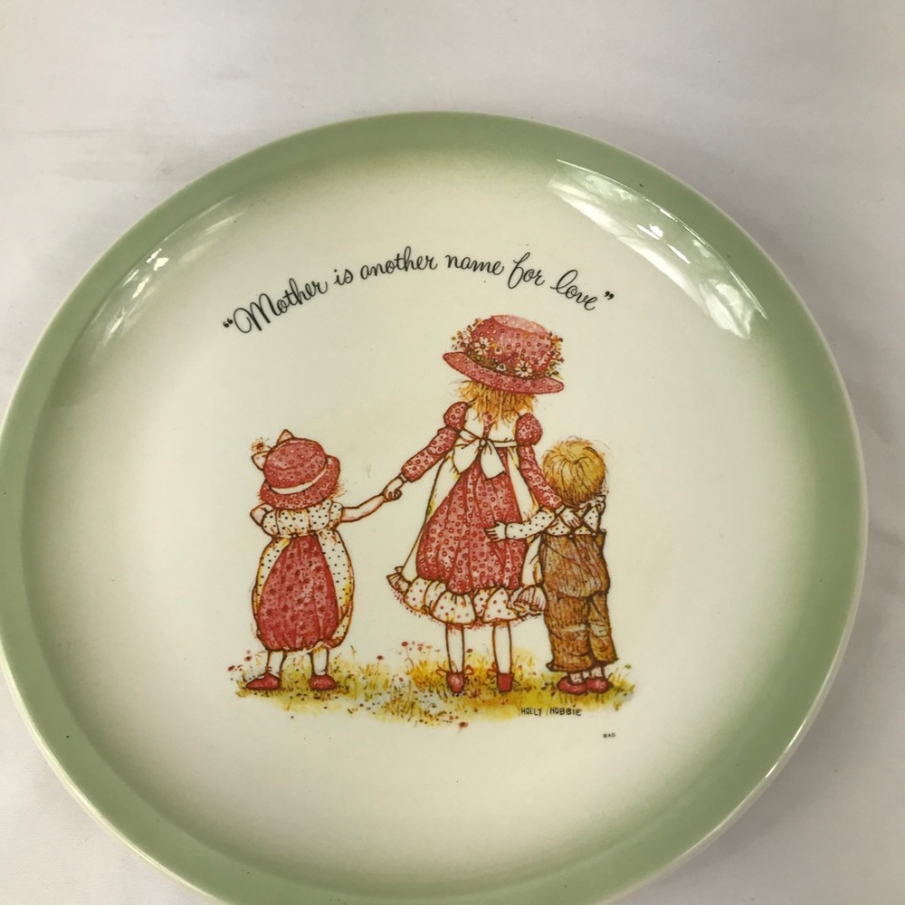 Vntg 1972 Holly Hobby Collector Plate Mothers Love